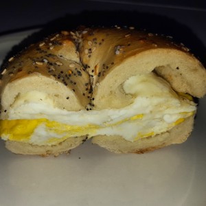 Bagel with Fried Egg