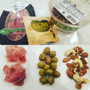 HOW TO SNACK LIKE A PRO prosciutto olives nuts