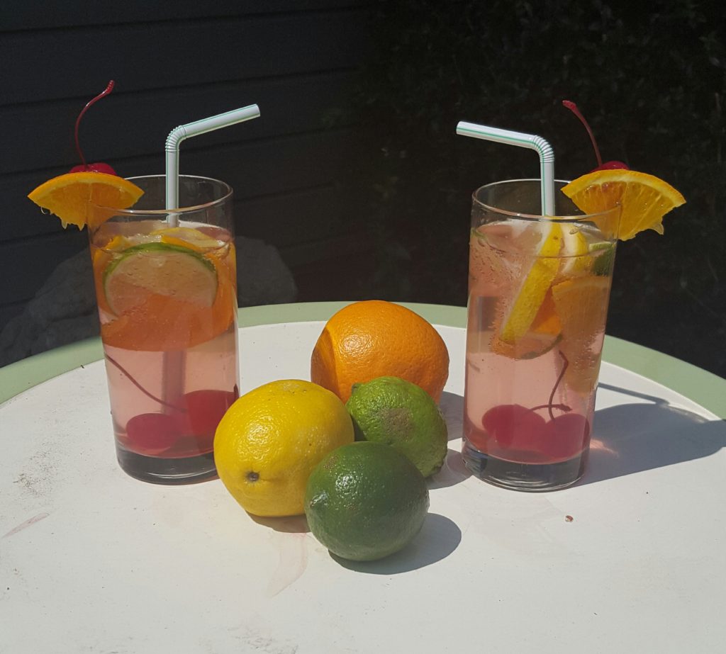 sparkly low calorie non alcoholic sangria