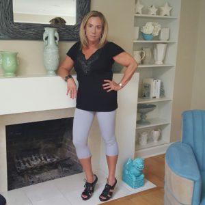 Favorite Workout Clothing for Women Over 50 Yummi capris dressed up