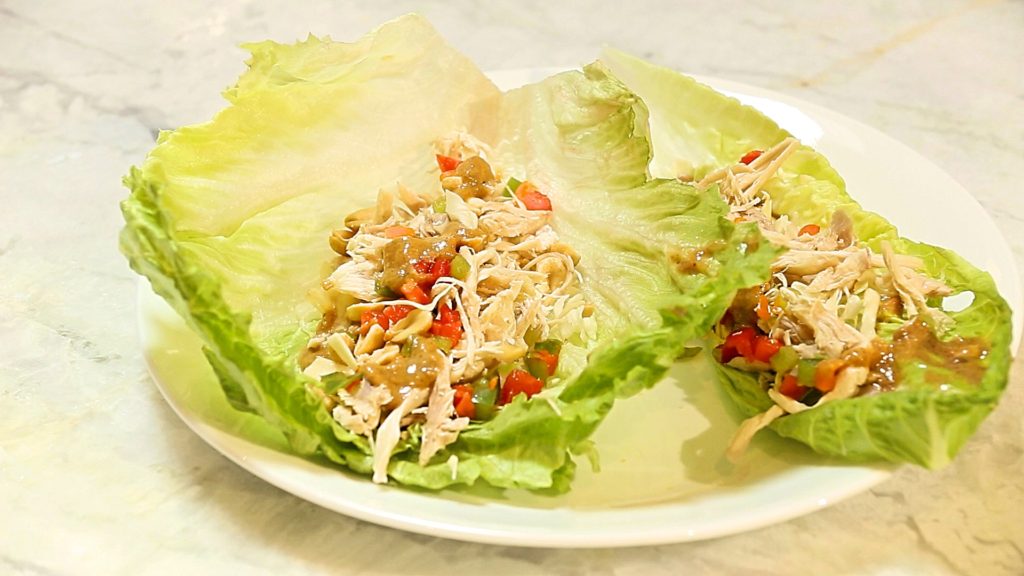 Chicken Lettuce wraps - followPhyllis