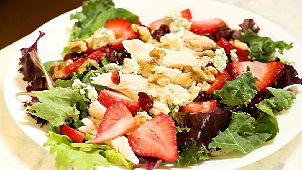 Composed Chicken Strawberry Salad - followPhyllis