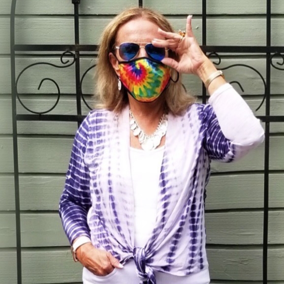 Ageless Style - Tie Dye Mask - followPhyllis